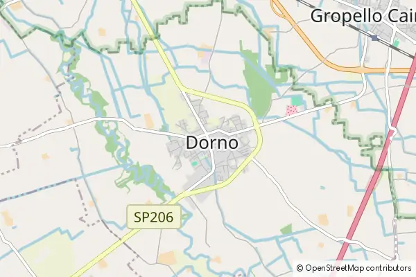 Karte Dorno