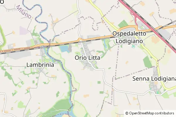 Karte Orio Litta