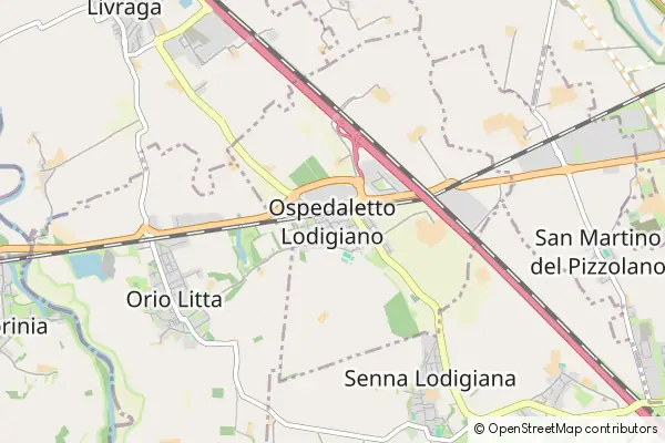 Karte: Ospedaletto Lodigiano • © OpenStreetMap contributors Karte Ospedaletto Lodigiano