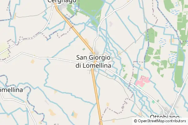 Karte San Giorgio di Lomellina