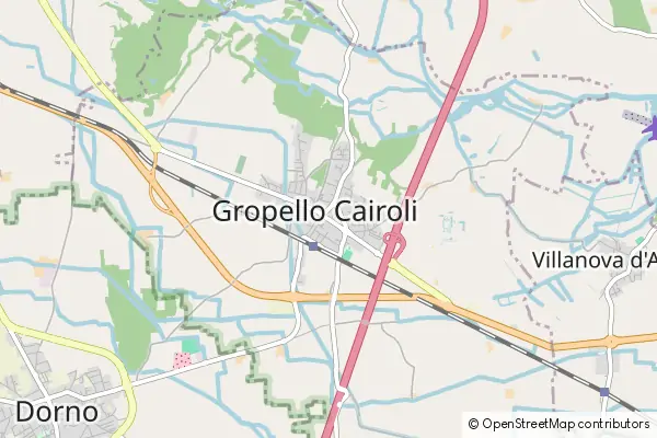 Karte Gropello Cairoli