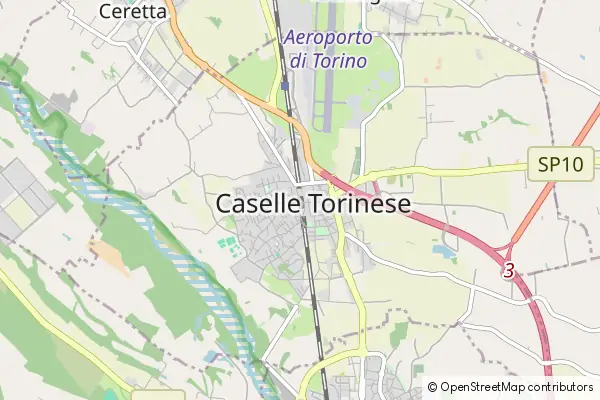 Karte Caselle Torinese