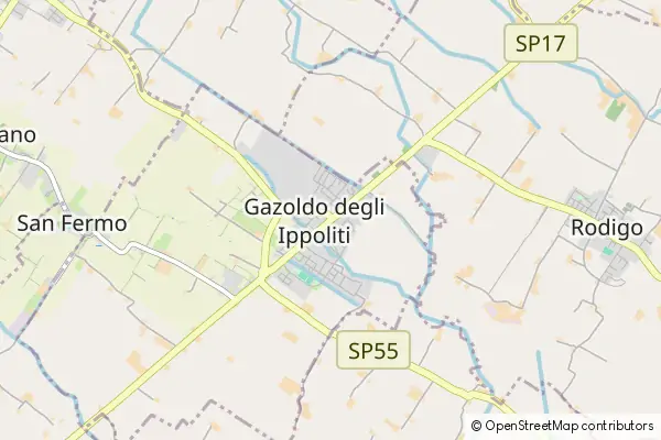 Karte Gazoldo degli Ippoliti