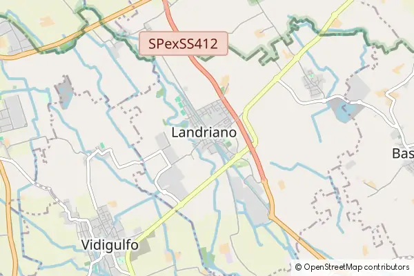 Karte Landriano