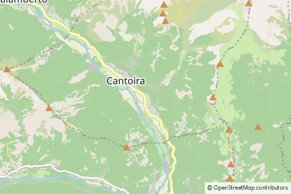 Karte Cantoira