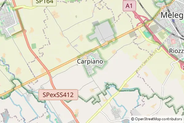 Karte Carpiano