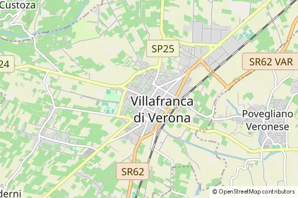 Karte Villafranca di Verona