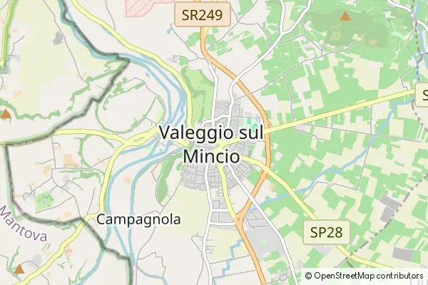 Karte Valeggio sul Mincio
