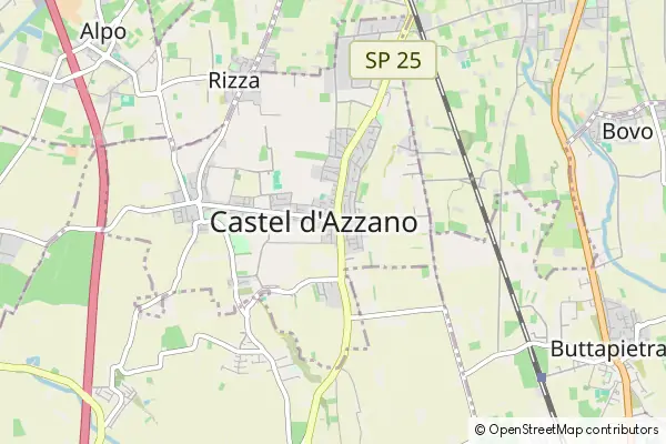 Karte Castel d'Azzano