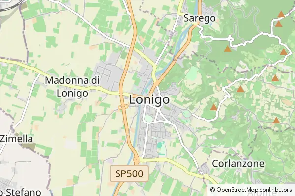 Karte Lonigo