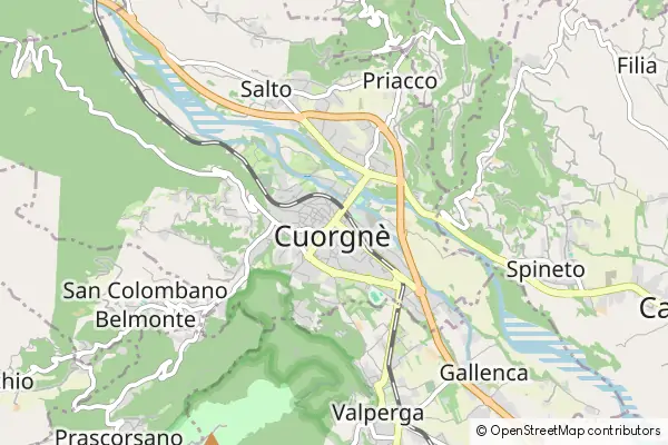 Karte Cuorgnè