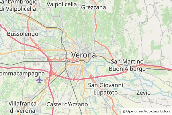 Karte Verona