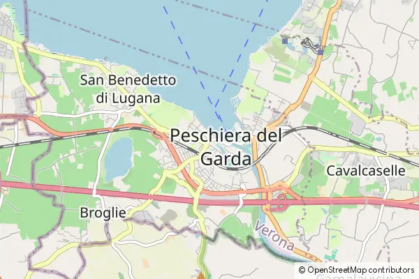 Karte Peschiera del Garda