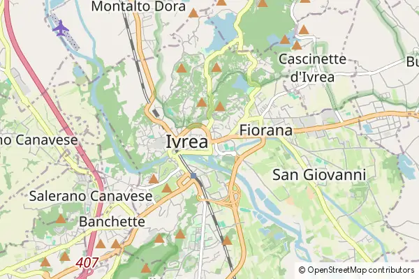 Karte Ivrea