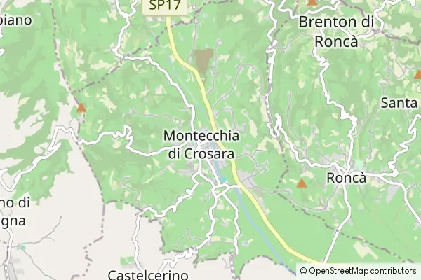 Karte: Montecchia di Crosara • © OpenStreetMap contributors Karte Montecchia di Crosara