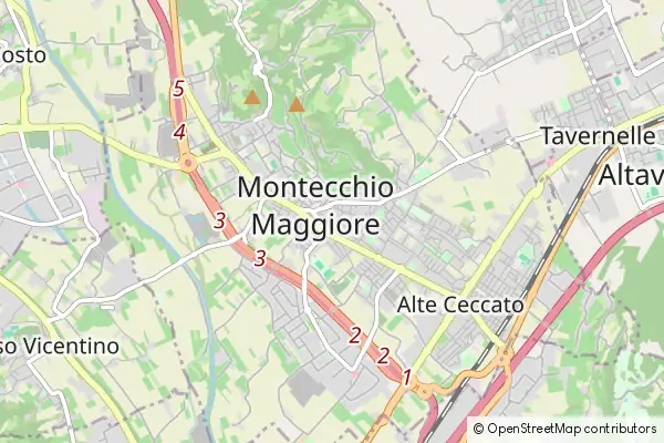 Karte Montecchio Maggiore