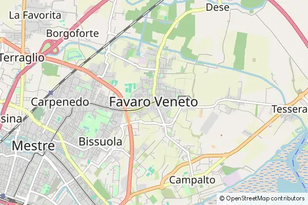 Karte Favaro Veneto