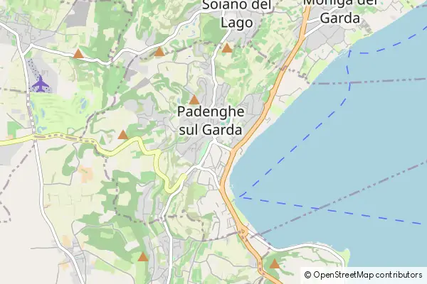 Karte Padenghe sul Garda