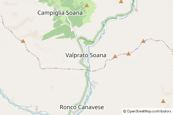 Karte Valprato Soana