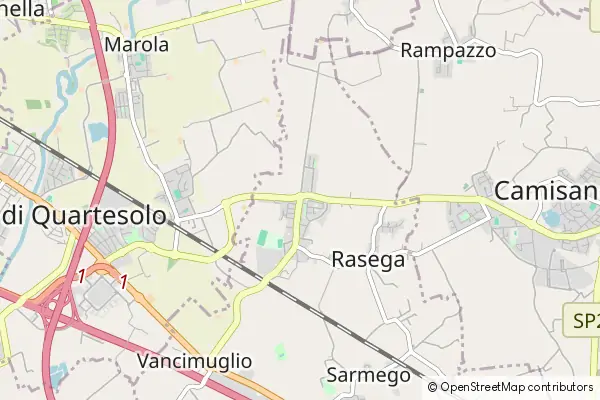 Karte Grumolo delle Abbadesse