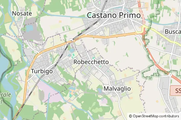 Karte Robecchetto Con Induno