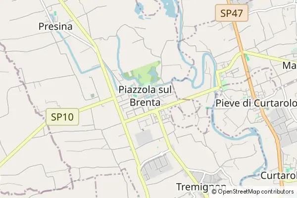 Karte Piazzola sul Brenta