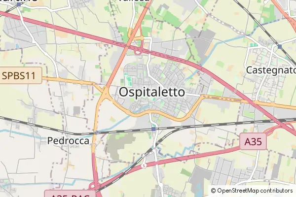 Karte Ospitaletto