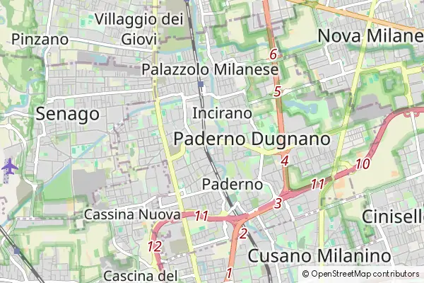 Karte Paderno Dugnano