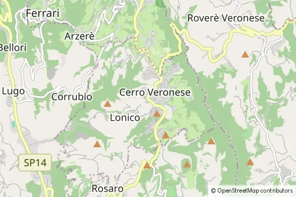 Karte Cerro Veronese