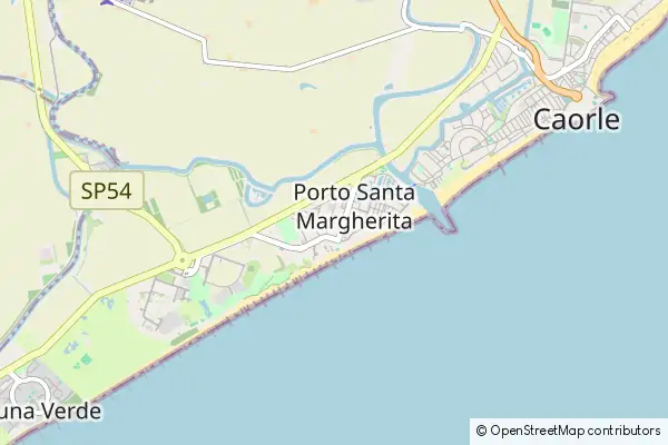 Karte Porto Santa Margherita