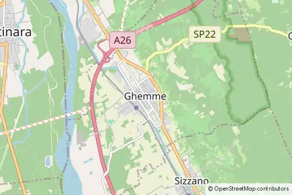 Karte Ghemme