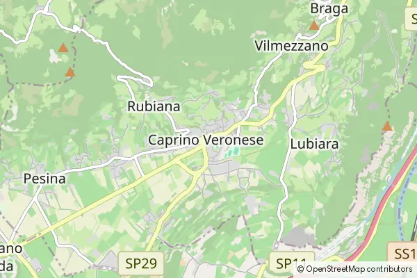 Karte Caprino Veronese