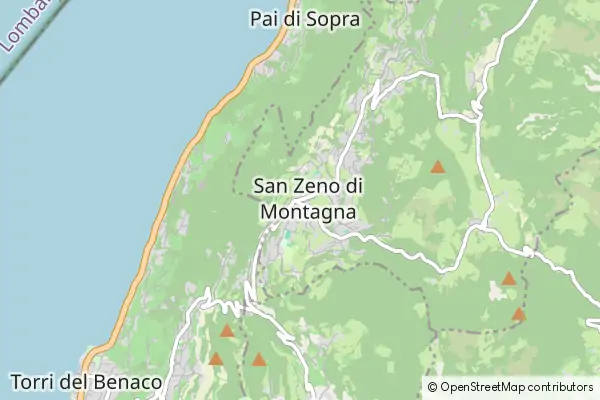 Karte San Zeno di Montagna