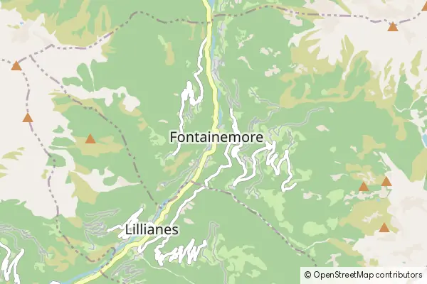 Karte Fontainemore