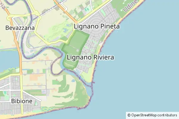 Karte Lignano Riviera