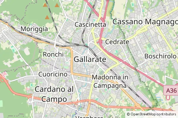 Karte Gallarate