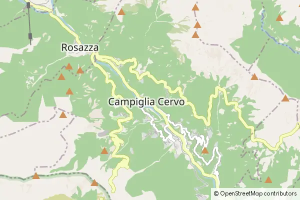 Karte Campiglia Cervo