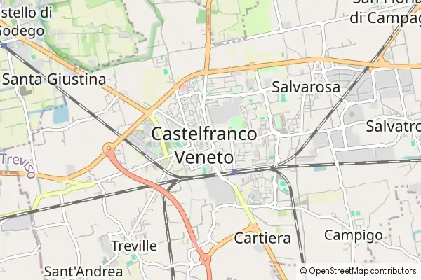 Karte Castelfranco Veneto