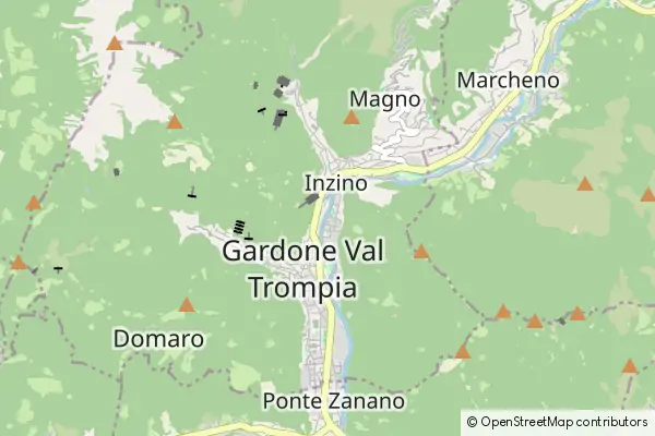 Karte Gardone Val Trompia