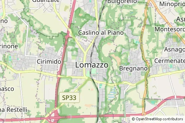 Karte Lomazzo