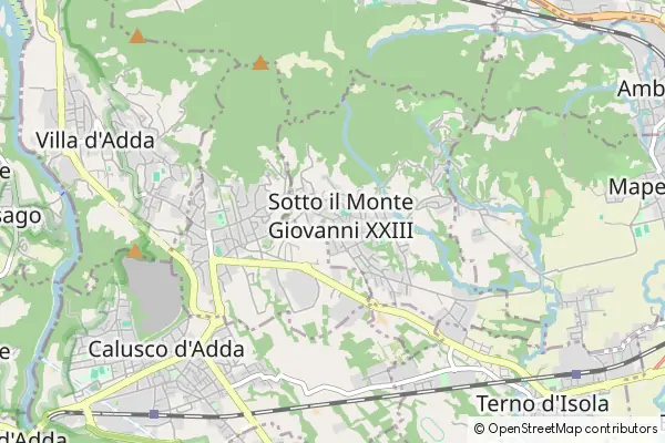 Karte Sotto il Monte Giovanni XXIII