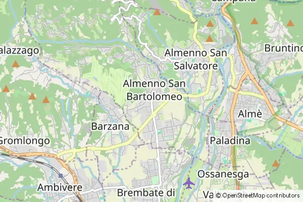 Karte Almenno San Bartolomeo