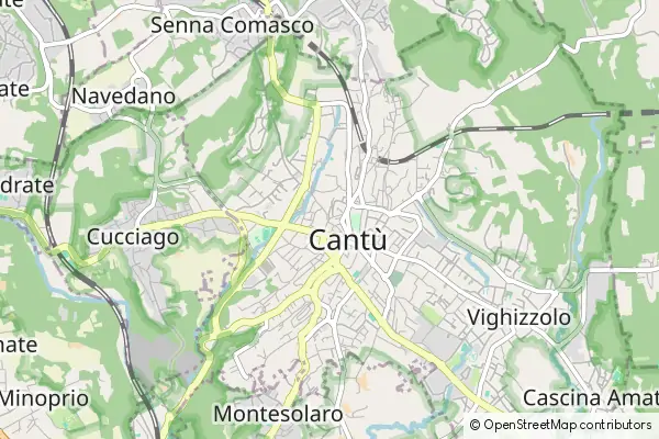 Karte Cantù