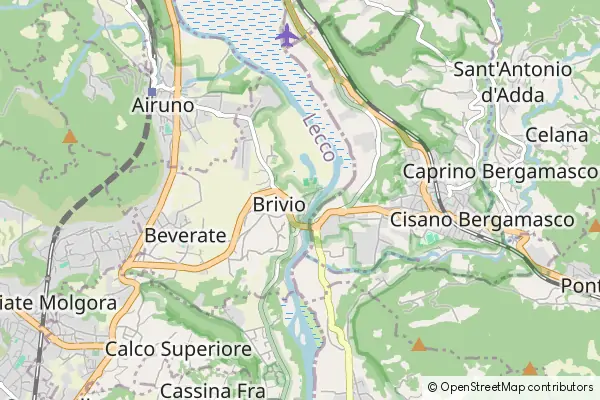 Karte Brivio