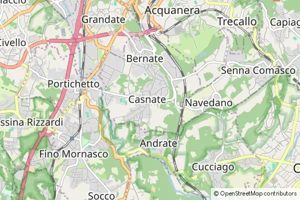 Karte Casnate Con Bernate