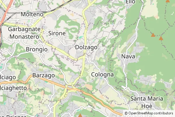 Karte Castello di Brianza