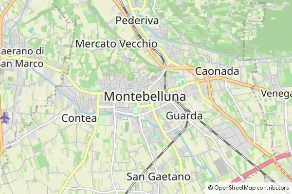 Karte Montebelluna