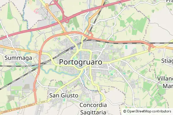 Karte Portogruaro