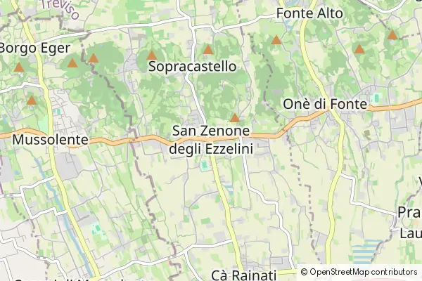 Karte San Zenone degli Ezzelini