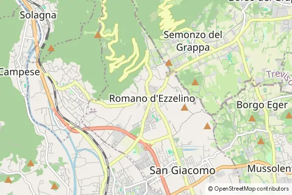 Karte Romano d'Ezzelino